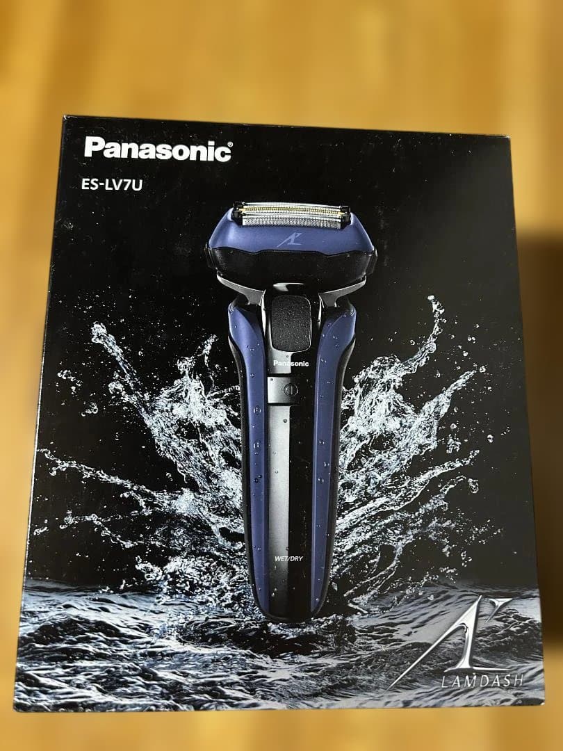 Panasonic シェーバー ラムダッシュ (青) 5枚刃 ES-LV7U-A