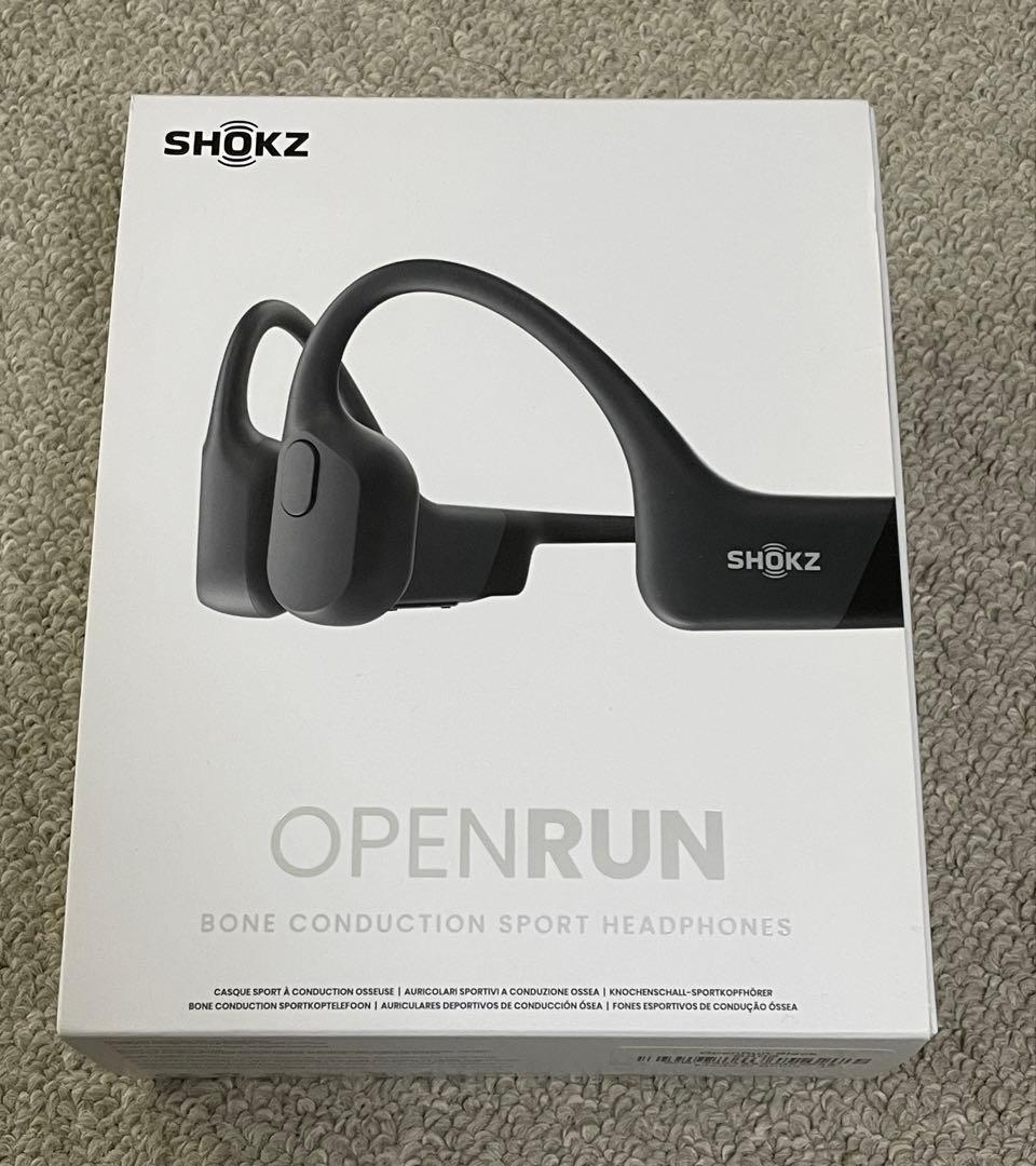【美品】SHOKZ OpenRun 骨伝導イヤホン