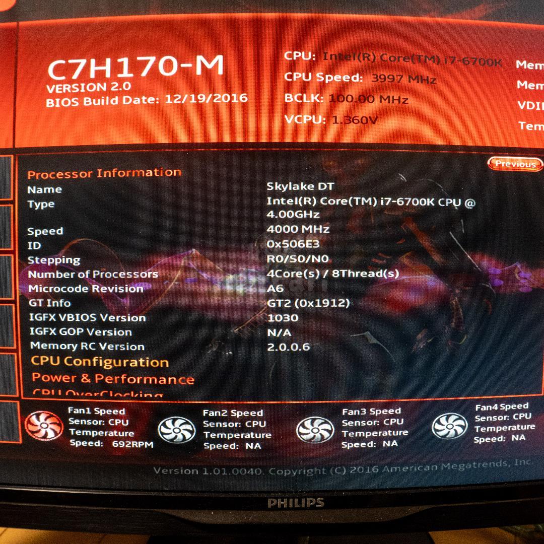 CPU Intel Core i7-6700K BULK Skylake LGA1151