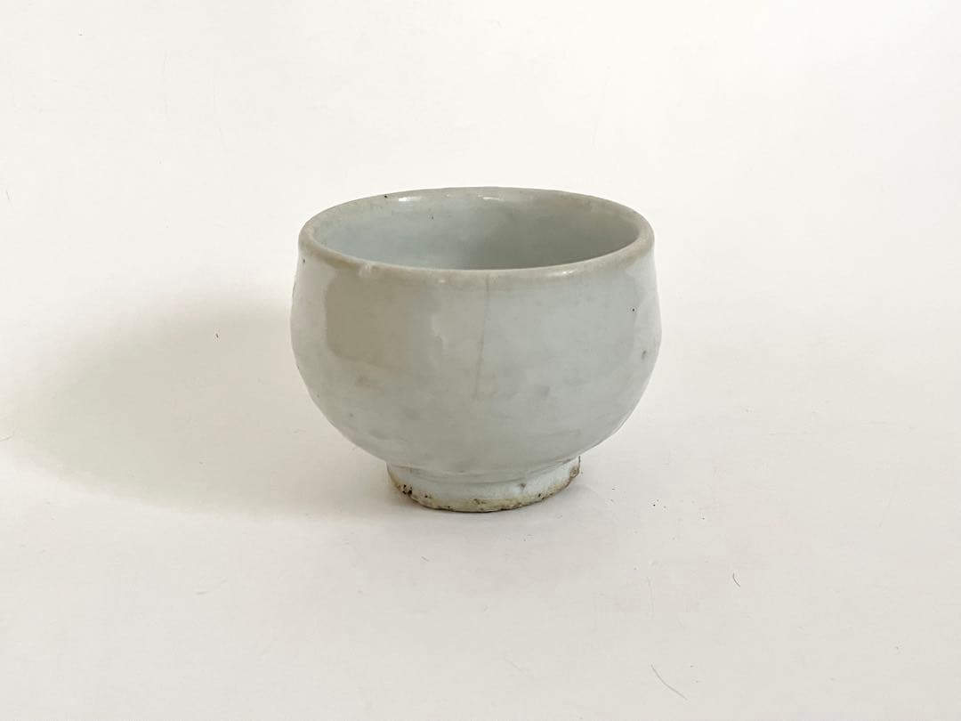骨董　アンティーク　李朝　白磁　小碗　盃