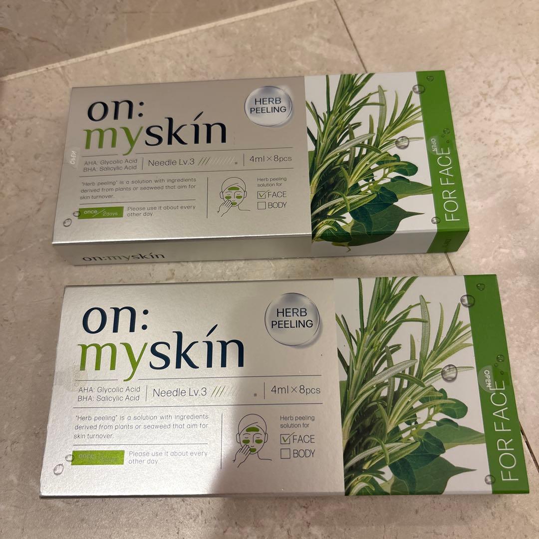 ハーブピーリングon myskin