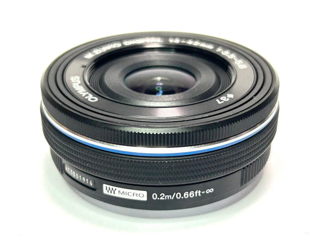 OLYMPUS 14-42mm f3.5-5.6 EZ 【動作品】ブラック916