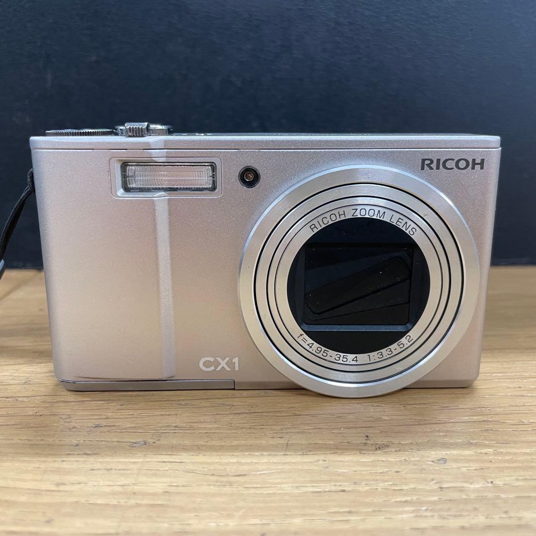 動作品 RICOH CX1 シルバー コンパクトデジタルカメラ
