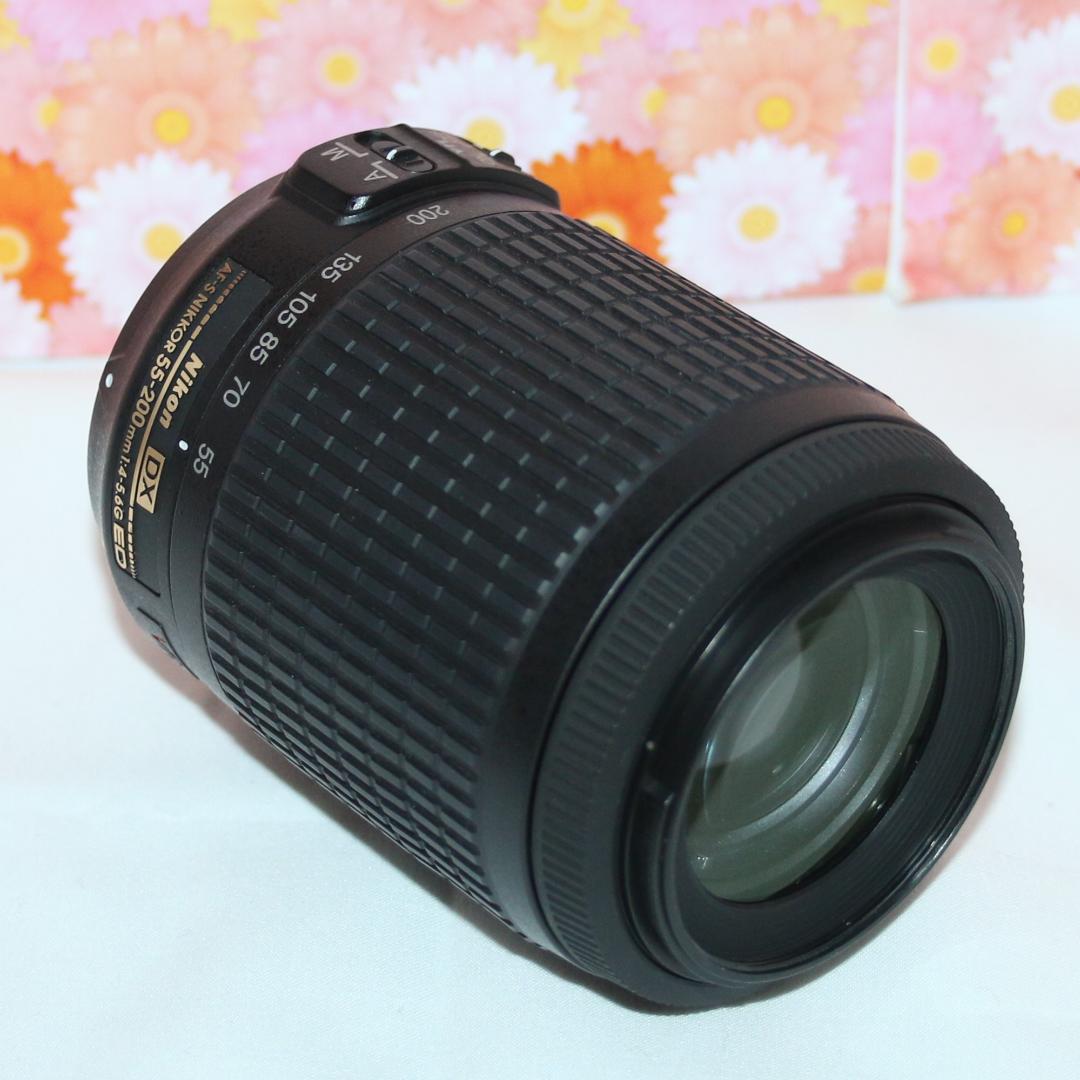 ❤手振れ補正❤Nikon AF-S 55-200mm VR ニコン❤望遠レンズ❤