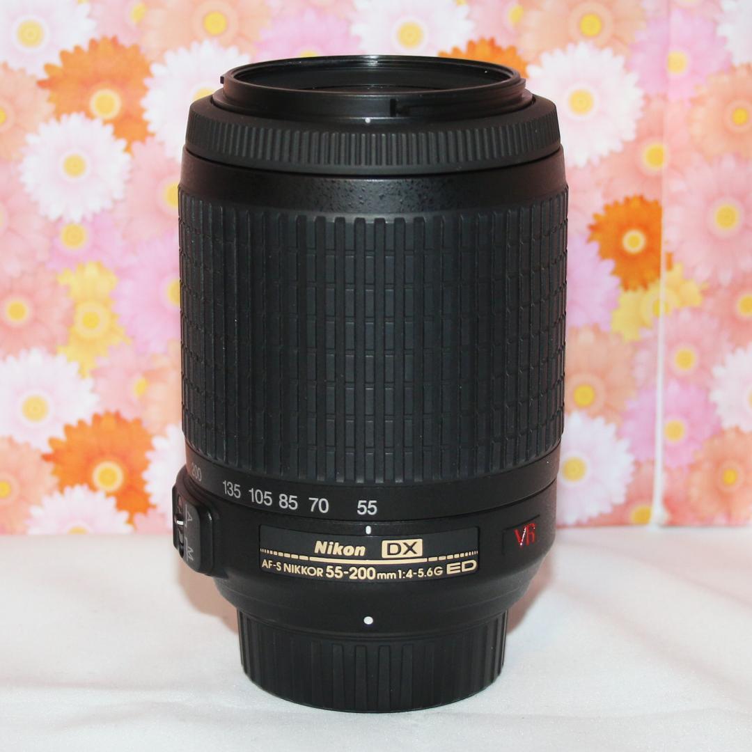 ❤手振れ補正❤Nikon AF-S 55-200mm VR ニコン❤望遠レンズ❤