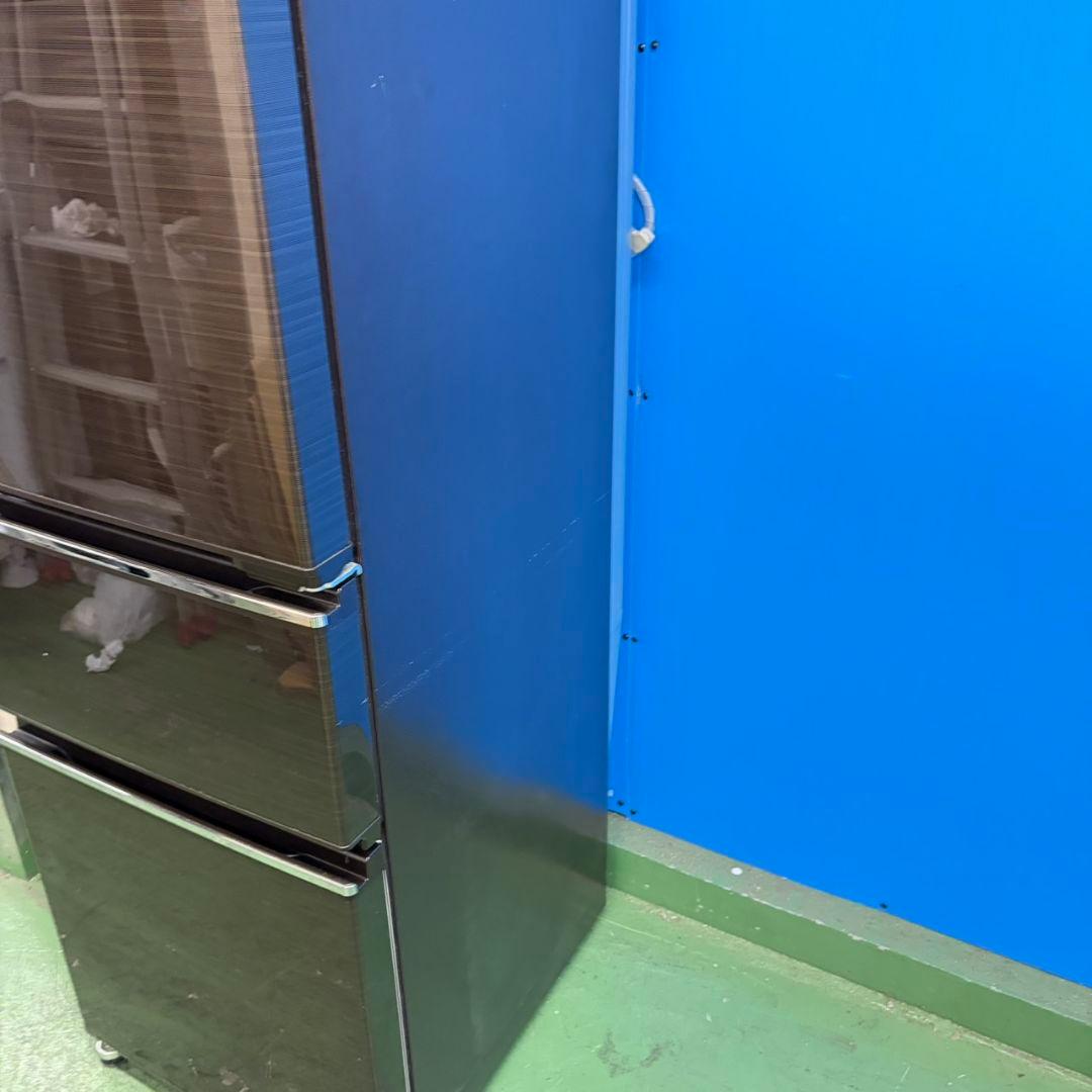 879 大型冷蔵庫 木目調 200L〜300L 自動製氷機付 極美品 保証込