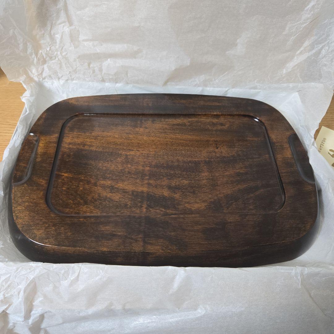 【新品】山中塗　漆器　長方形お盆　浅田漆器工芸