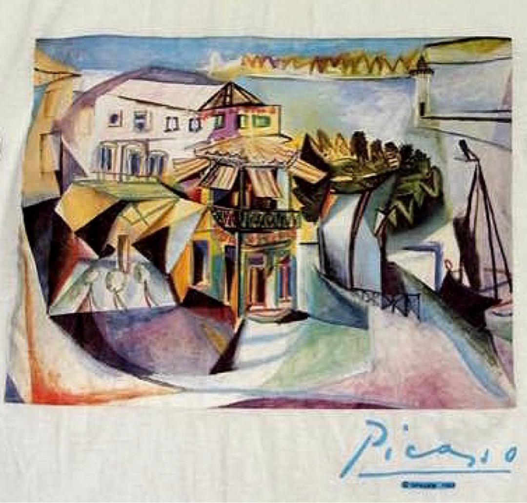 ♪ 新品　The art of PICASSO Tシャツ「ロワイヤンのカフェ」