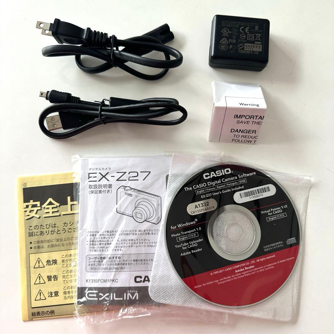CASIO EXILIM EX-Z27 デジタルカメラ シルバー