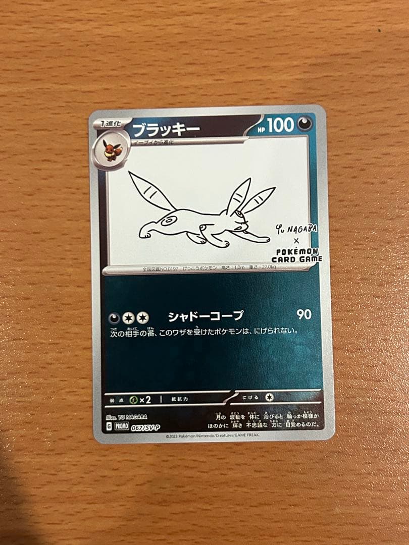 【美品】ブラッキー：YU NAGABA プロモ