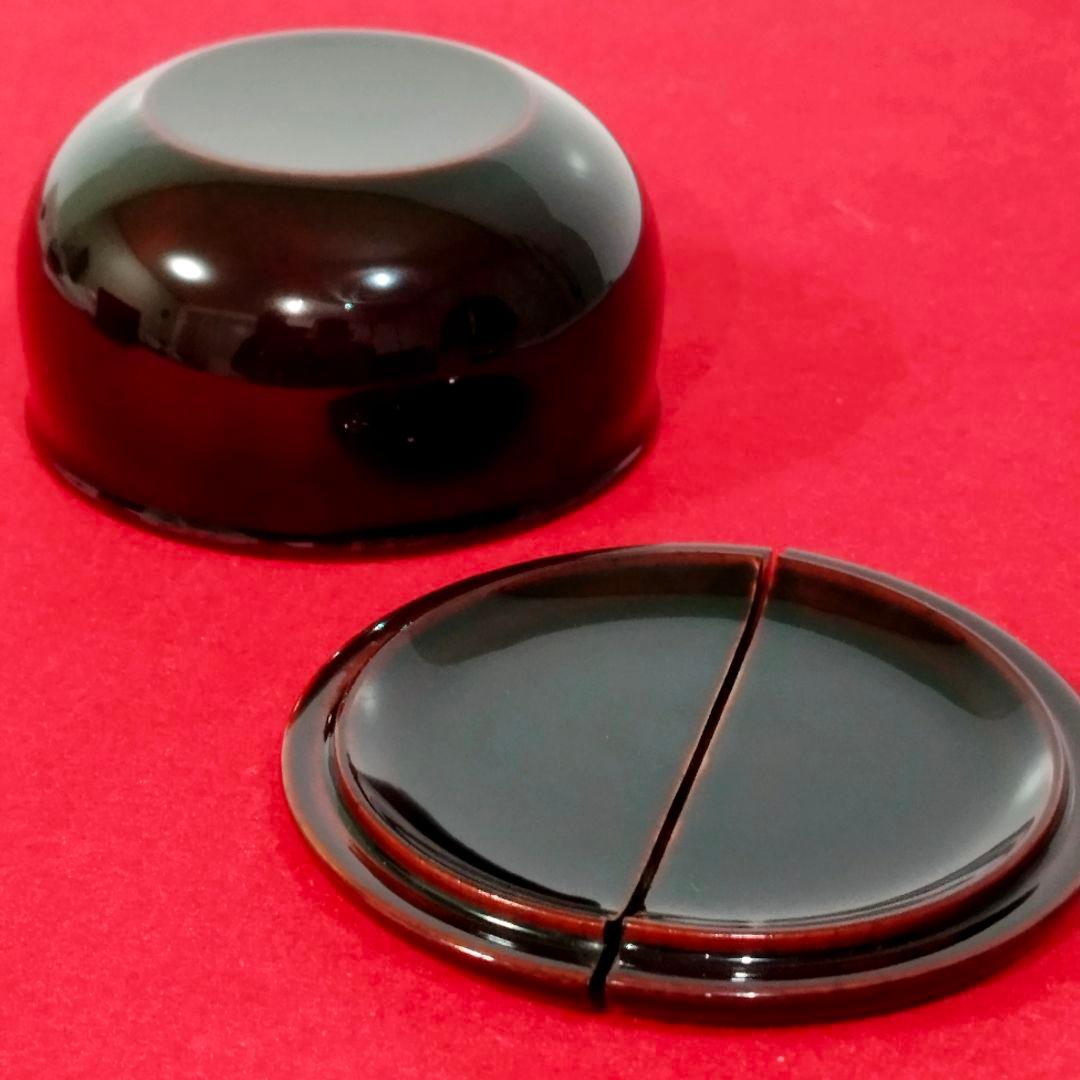 【美品】老松棗 老松茶器 溜塗 化粧箱