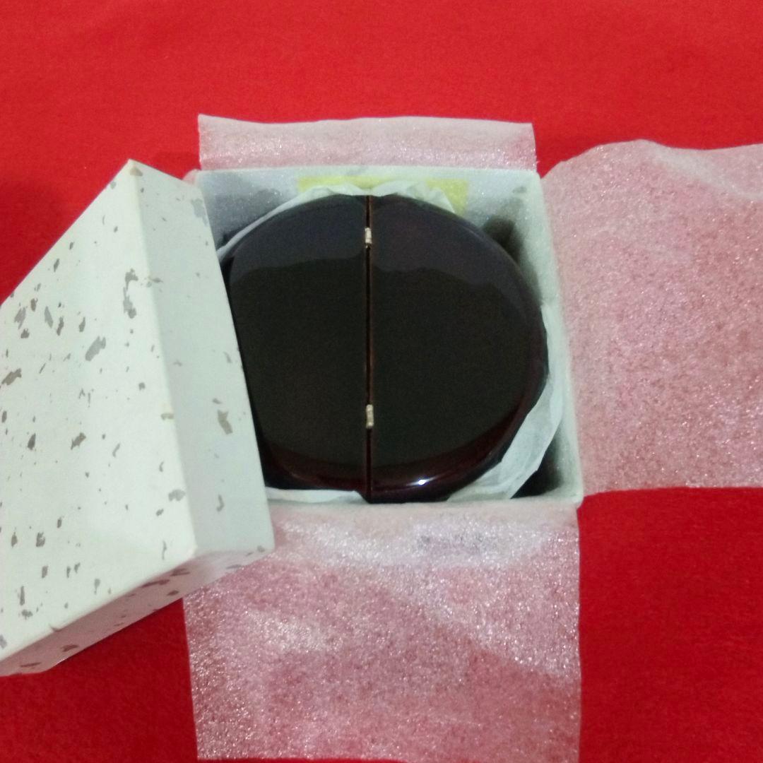 【美品】老松棗 老松茶器 溜塗 化粧箱
