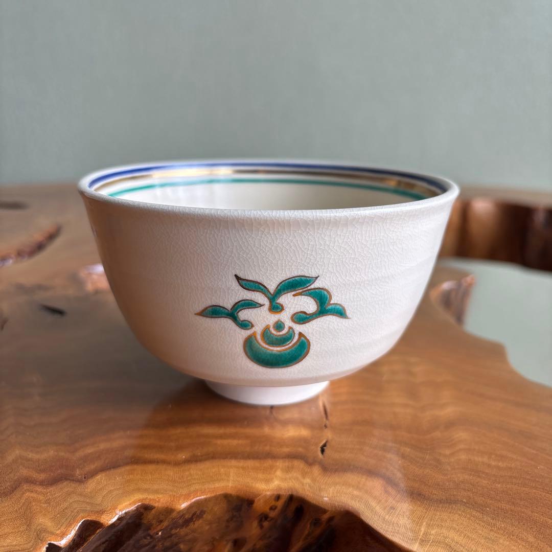 平安 桐鳳造 抹茶碗 茶道具 共箱（82Eb)