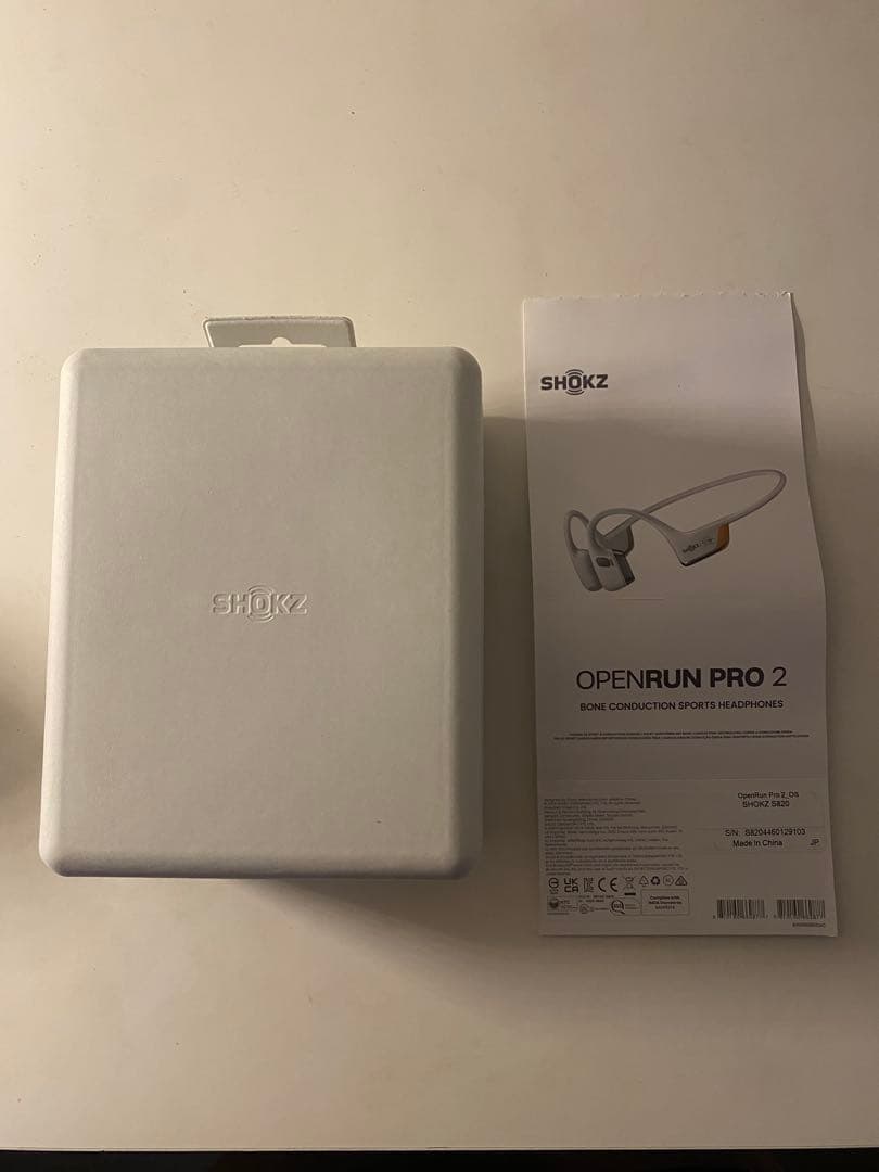 値下げ【中古美品】SHOKZ イヤホン OPENRUN PRO 2 大迫傑モデル