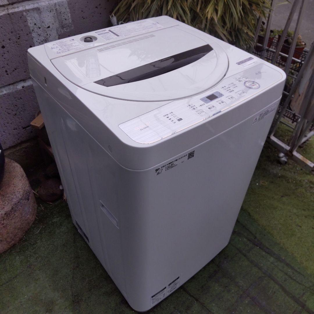 SHARP 4.5kg洗濯機 ES-GE4C-T　2019年製