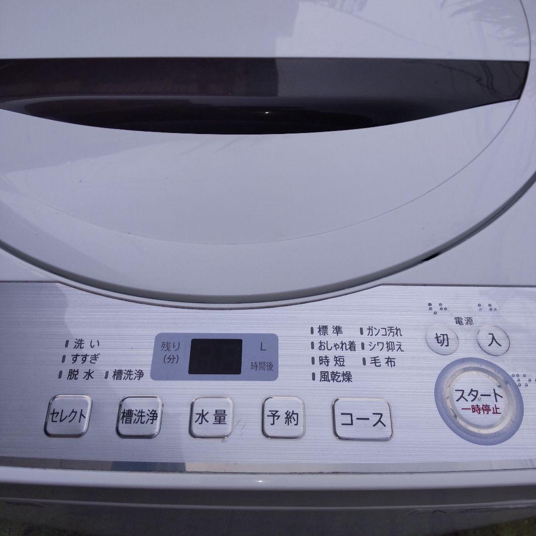 SHARP 4.5kg洗濯機 ES-GE4C-T　2019年製