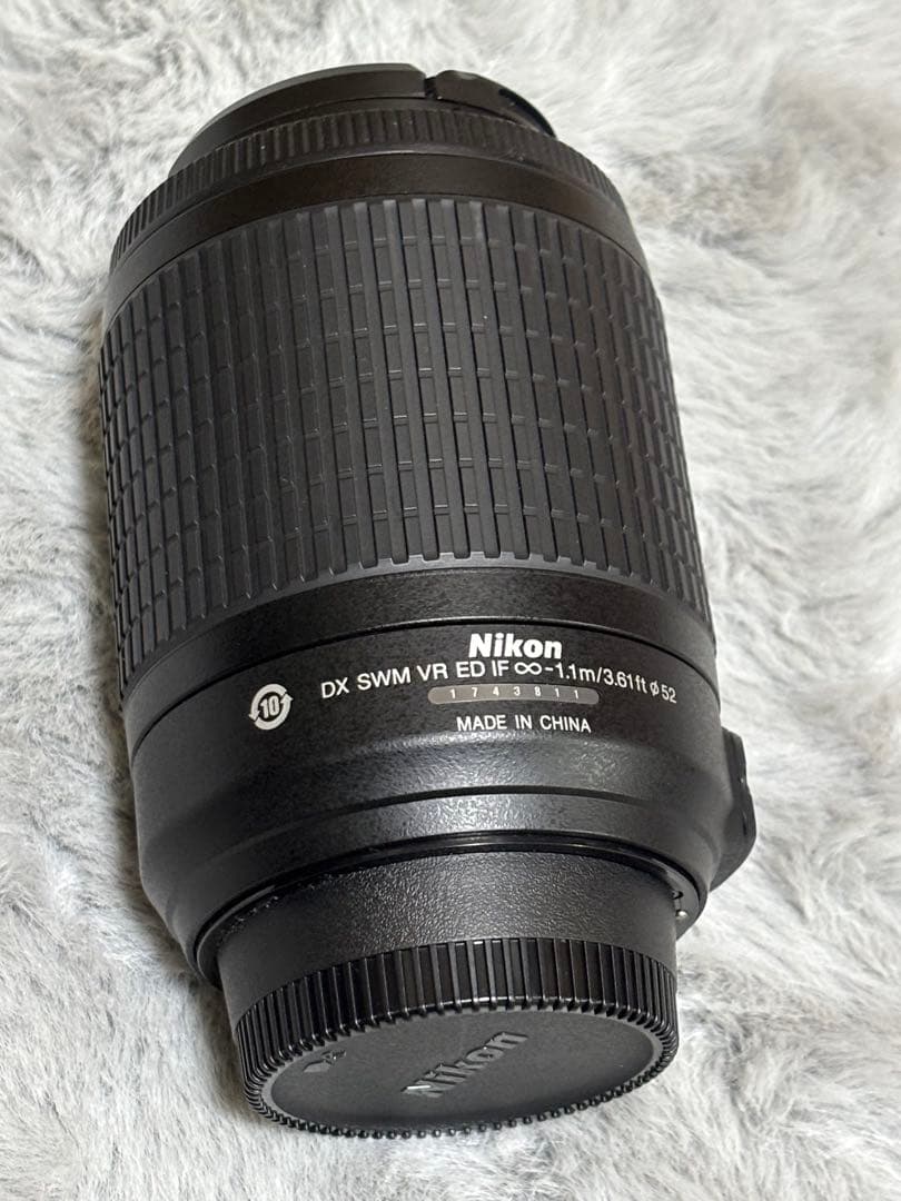 Nikon 55-200mm VR 手ぶれ補正 レンズフード付き