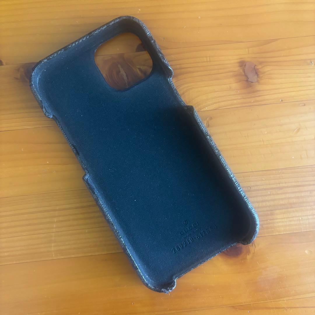 iPhone15 グッチ　黒　箱無し