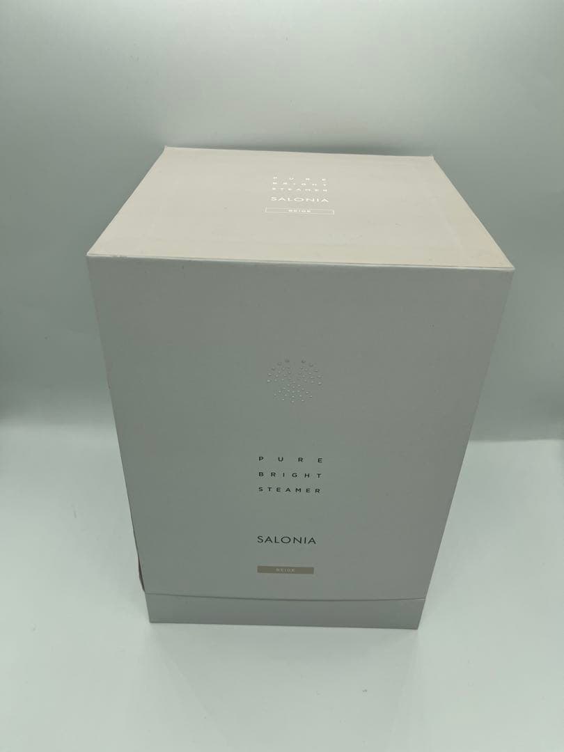 （新品未開封）サロニアSALONIA　ピュアブライトスチーマー　ベージュ