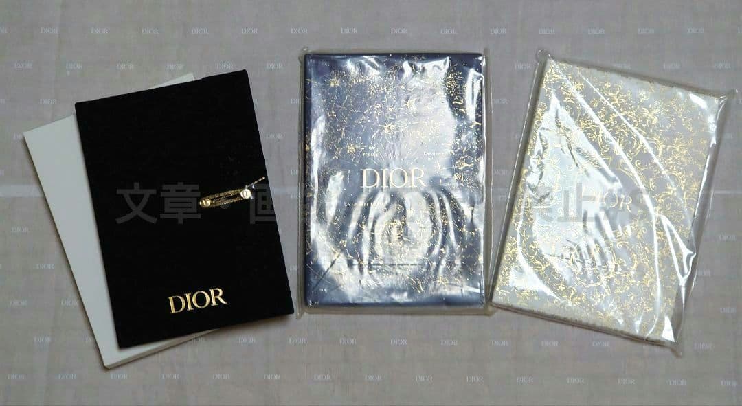 Dior ディオールクリスマスノートセット