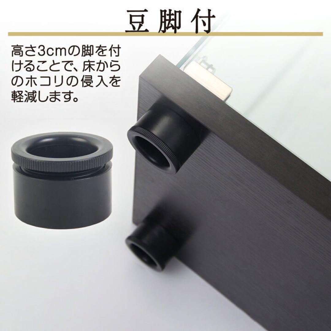 ガラスケース 2段両扉タイプ(鍵付き) ケース フィギュア 棚 ホワイト