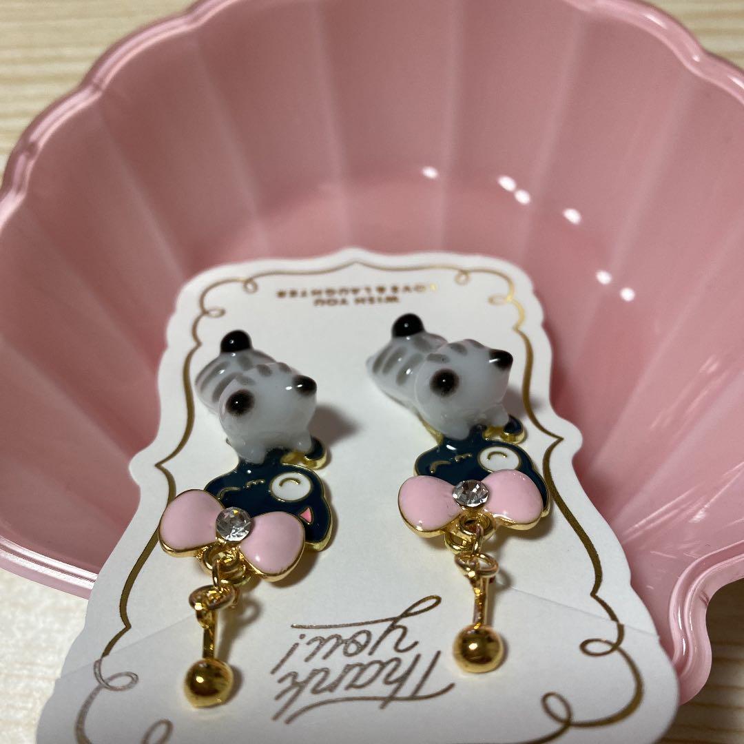 ☆黒猫さんとサバトラ猫ちゃんイヤリング☆