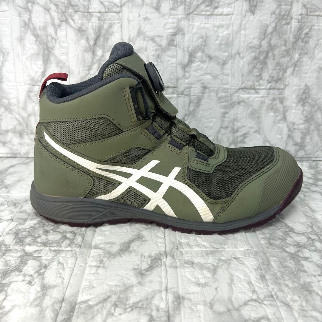ASICS 安全靴　CP214 TS BOA ライケングリーン25.5