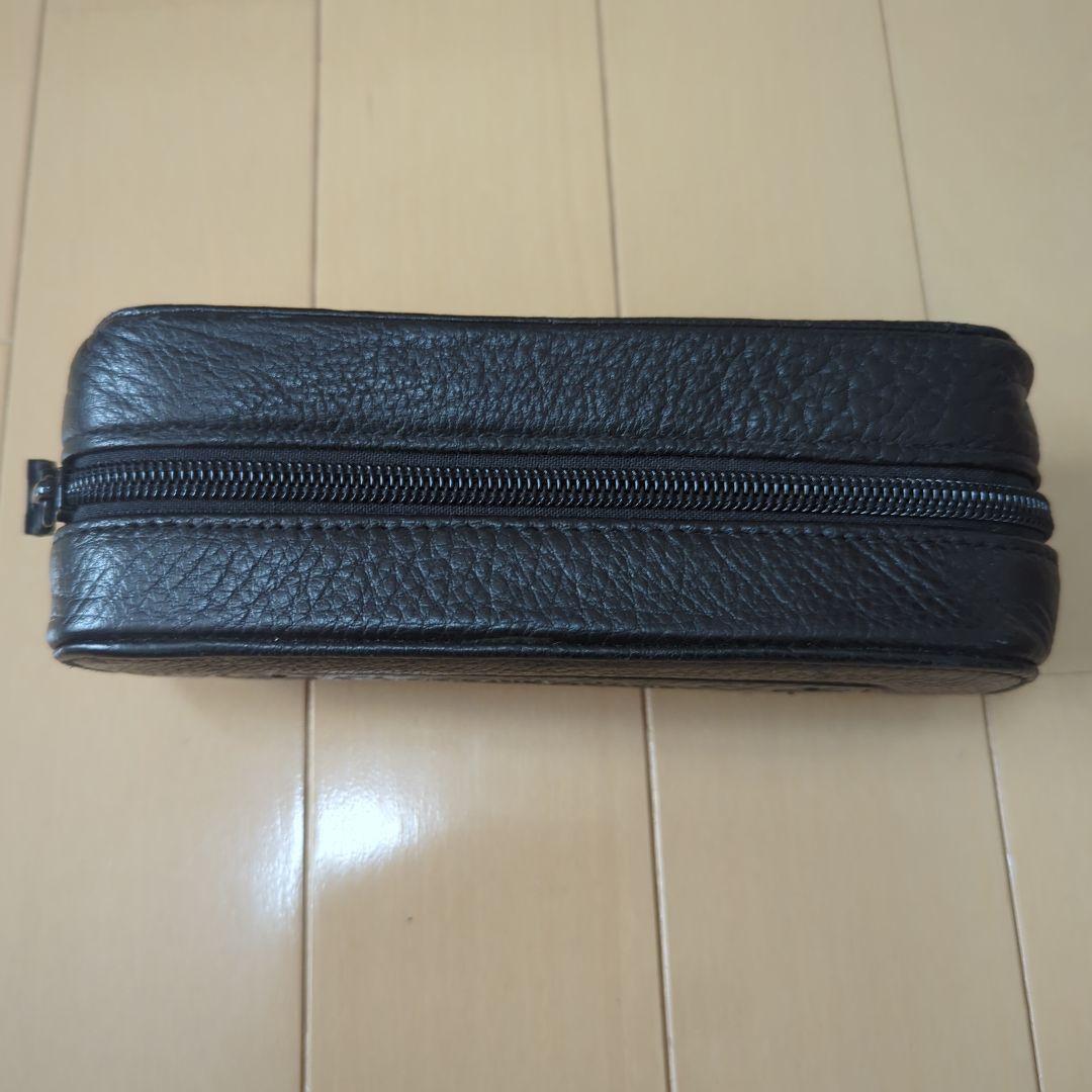 クロムハーツ 黒のレザー メガネケース 小物入れ