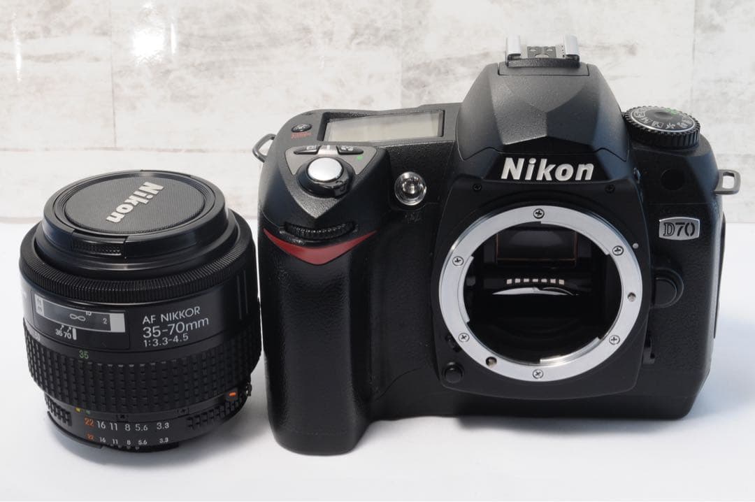 ⭐️超コスパ⭐️Nikon D70 AF35-70mm デジタル一眼レフ　CFカード