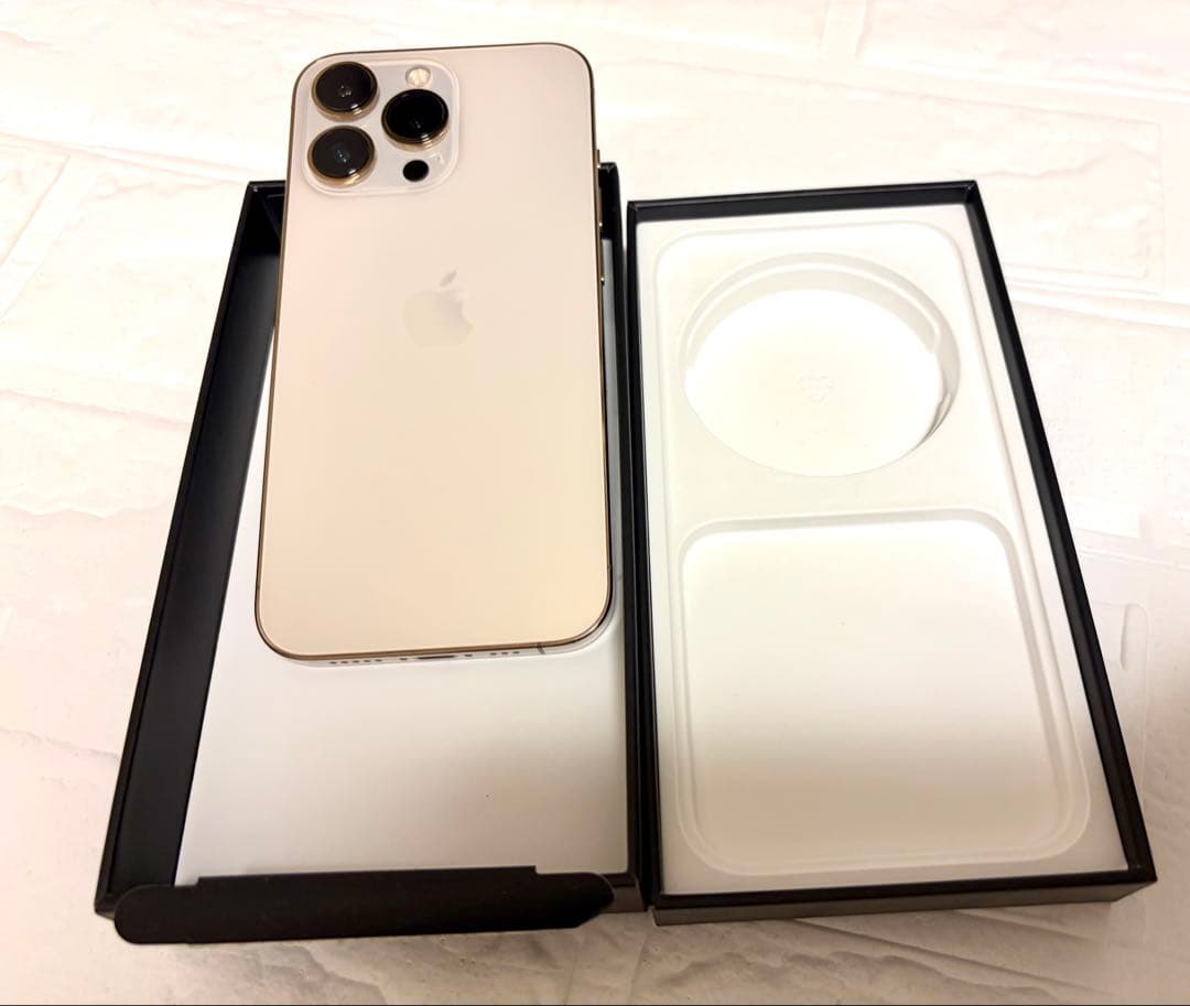 【美品 箱あり】Apple iPhone 13 Pro 128GBゴールド