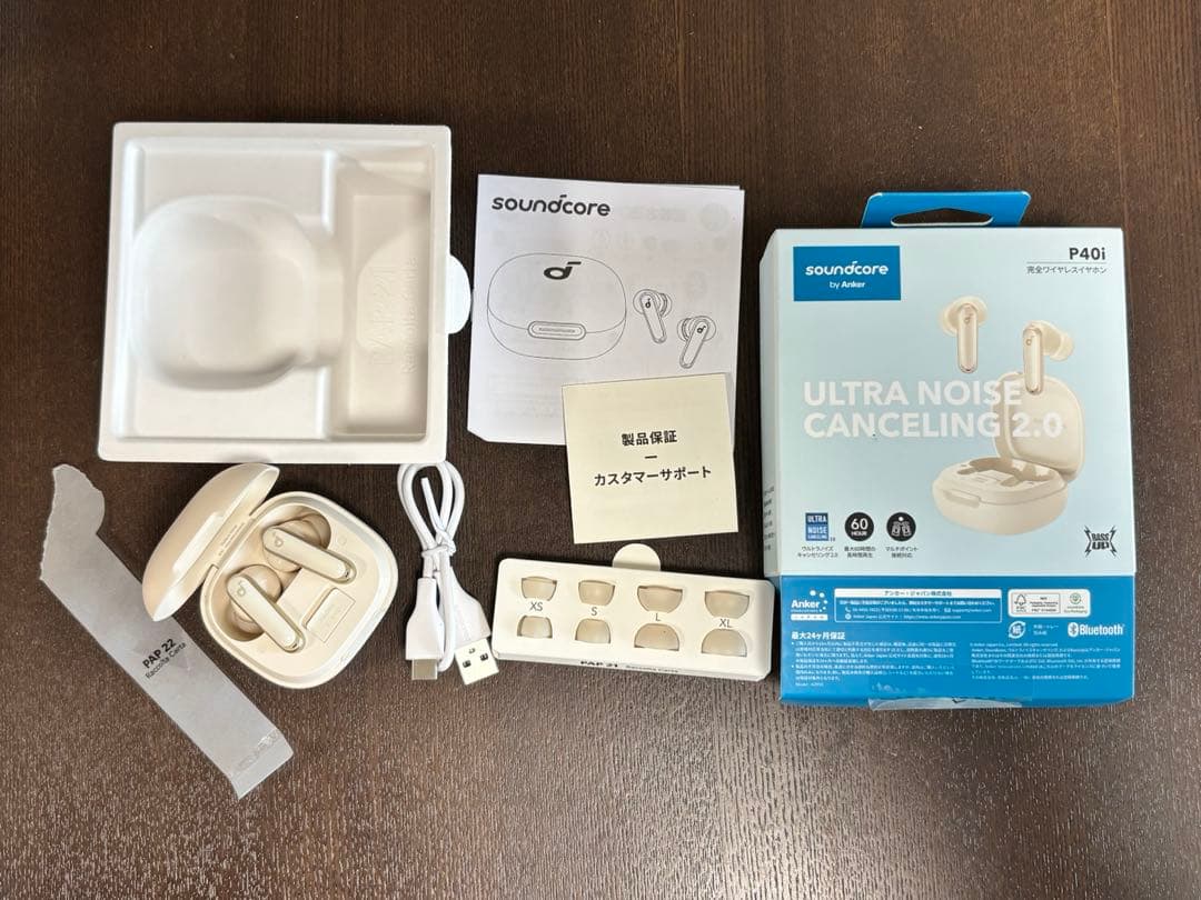 【新品未使用】soundcore P40i ワイヤレスイヤホン