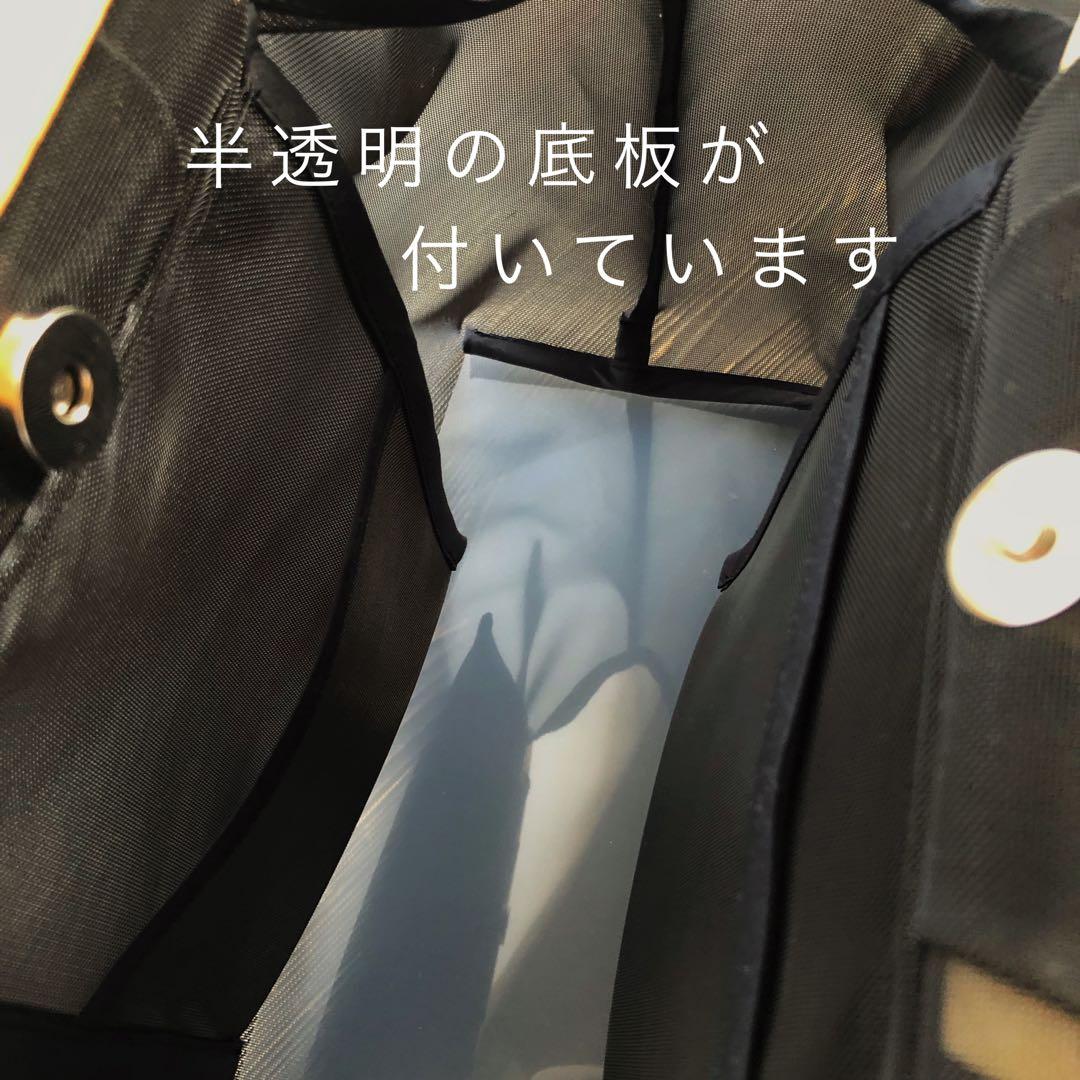 ウッドハンドルメッシュバッグ　グラニーバッグ　木製持ち手