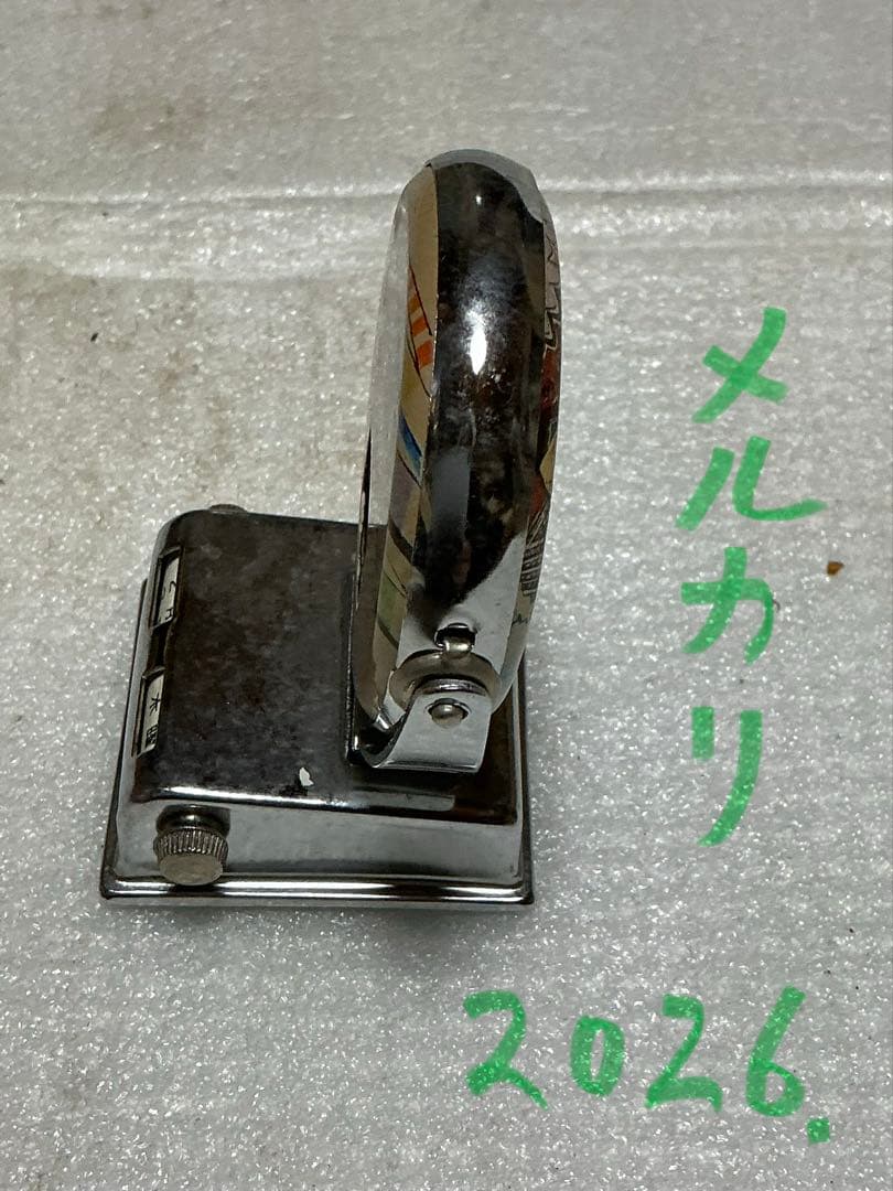パノラマ36／メタルカレンダー。【昭和レトロ　鉄製】。