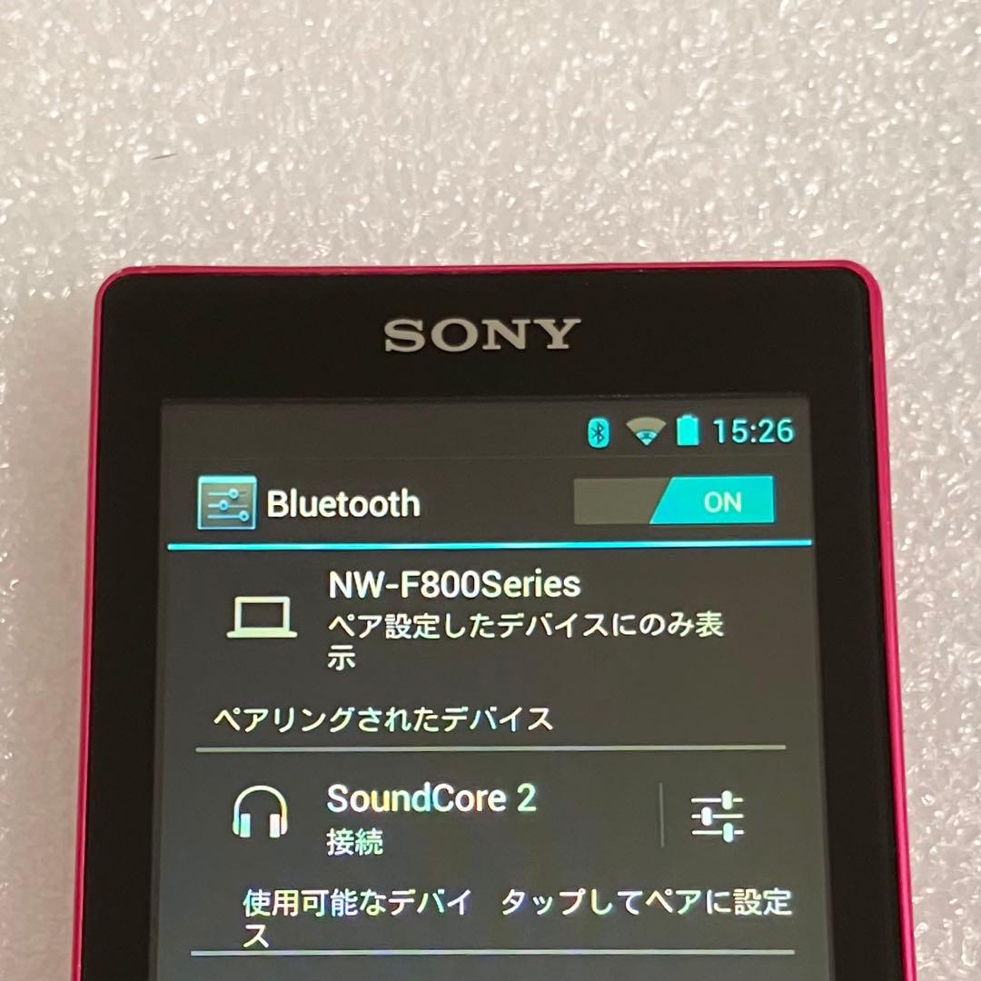 【美品】SONY ウォークマン　NW-F806 32GB ビビッド