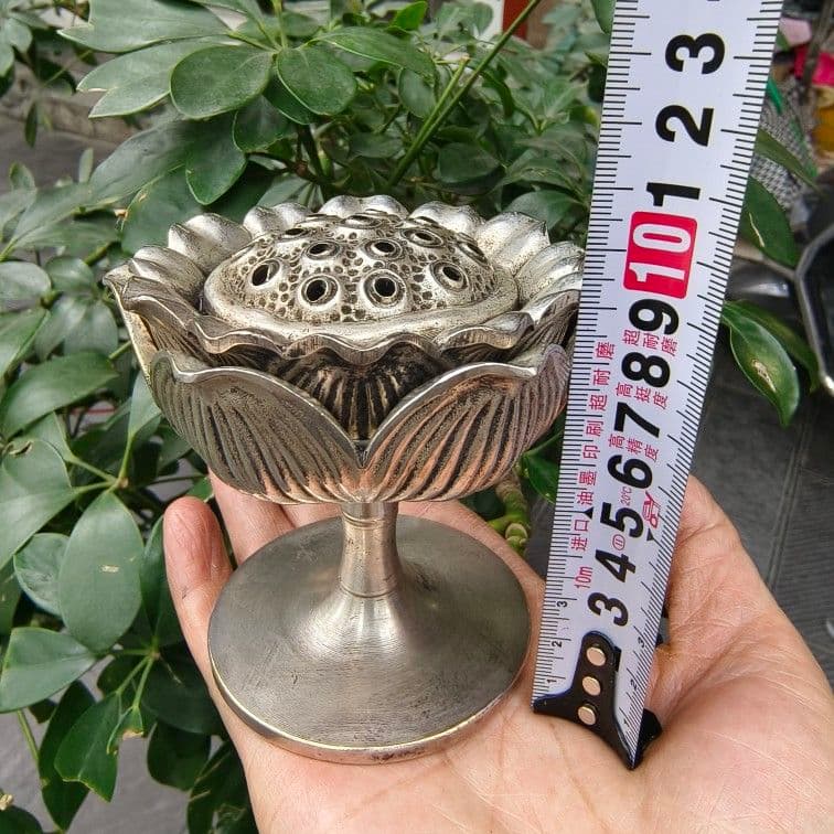 銅器 香炉 宝蓮灯薫香炉 蓮華香炉茶道薫香炉 香道具 装飾品 工芸品 置物