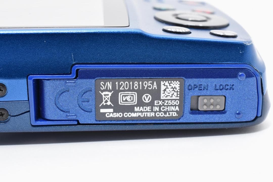 カシオ　CASIO EXILIM EX-Z550　ブルー　＜ 動作確認済み ＞