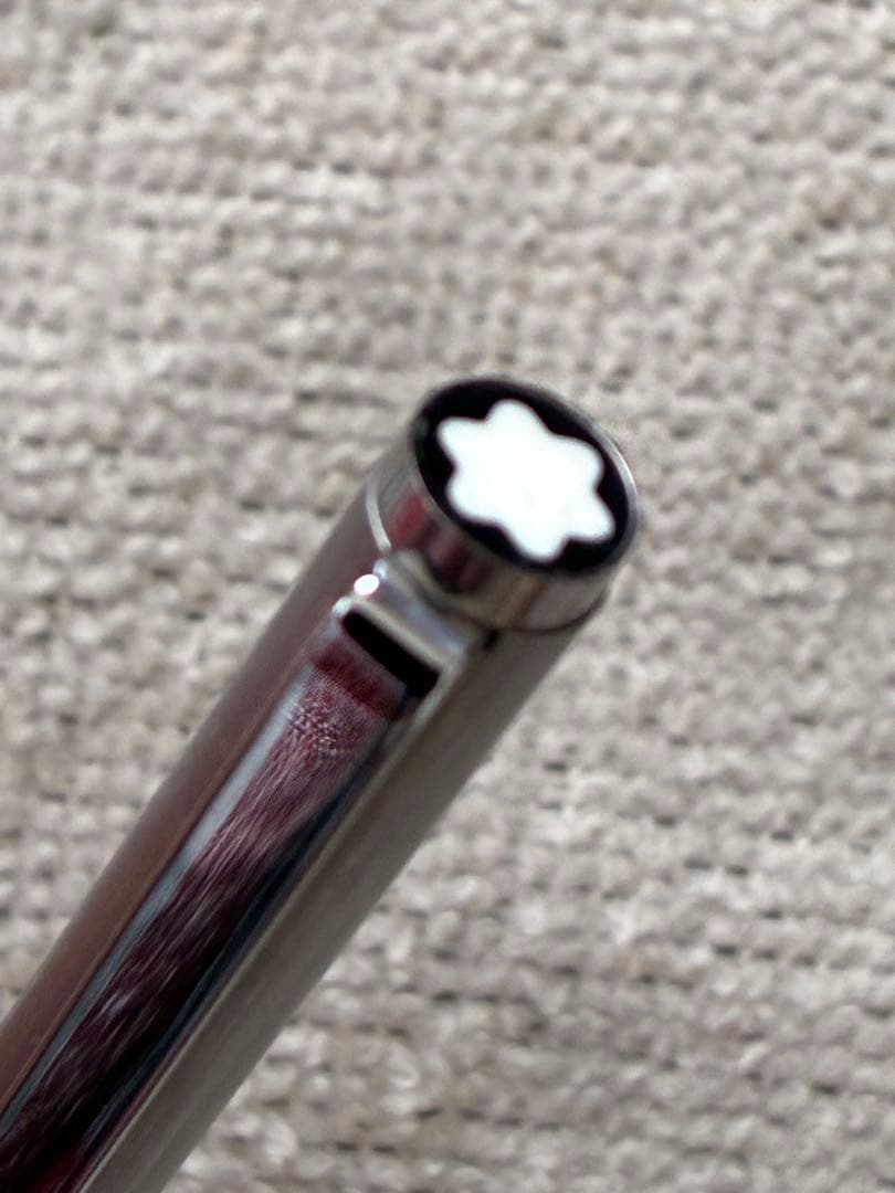 ◾️MONT BLANC モンブラン◾️2色ボールペン◾️ツイスト式◾️シルバー本体