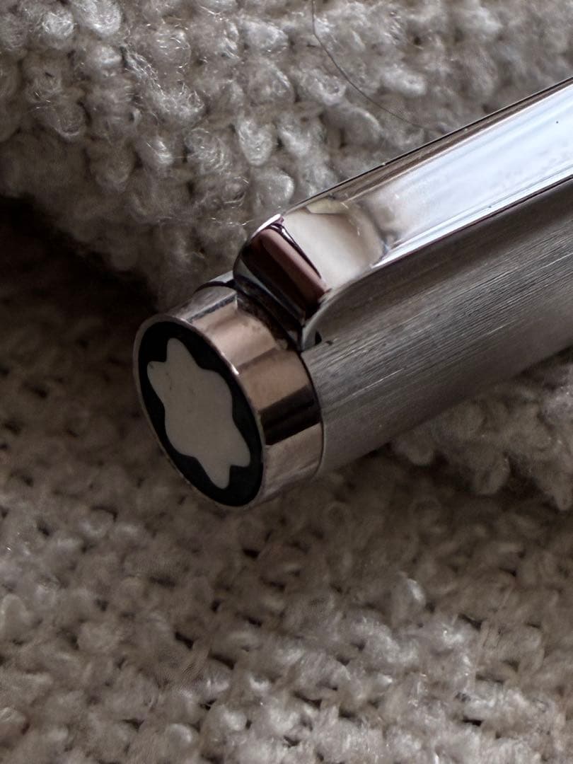 ◾️MONT BLANC モンブラン◾️2色ボールペン◾️ツイスト式◾️シルバー本体