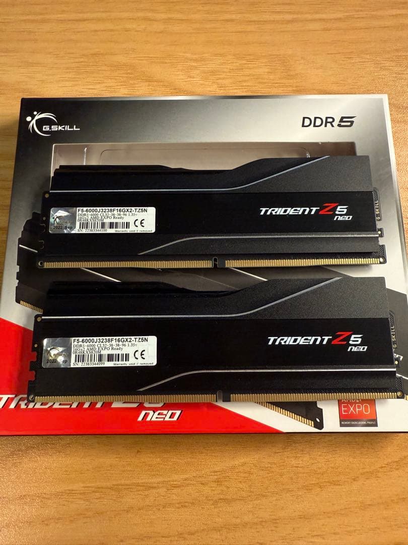 G.SKILL DDR5 6000MHz 32GB (16×2)