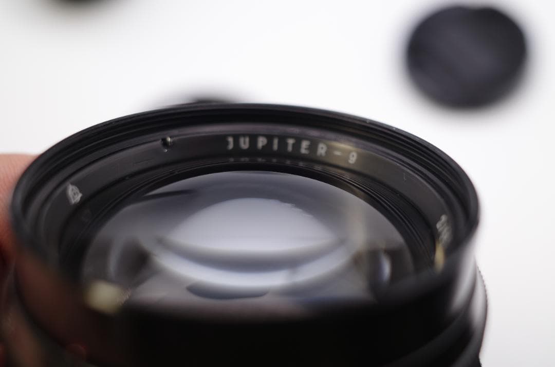 12 　美品希少 Jupiter-9 85mm f2 L39 　アダプター付