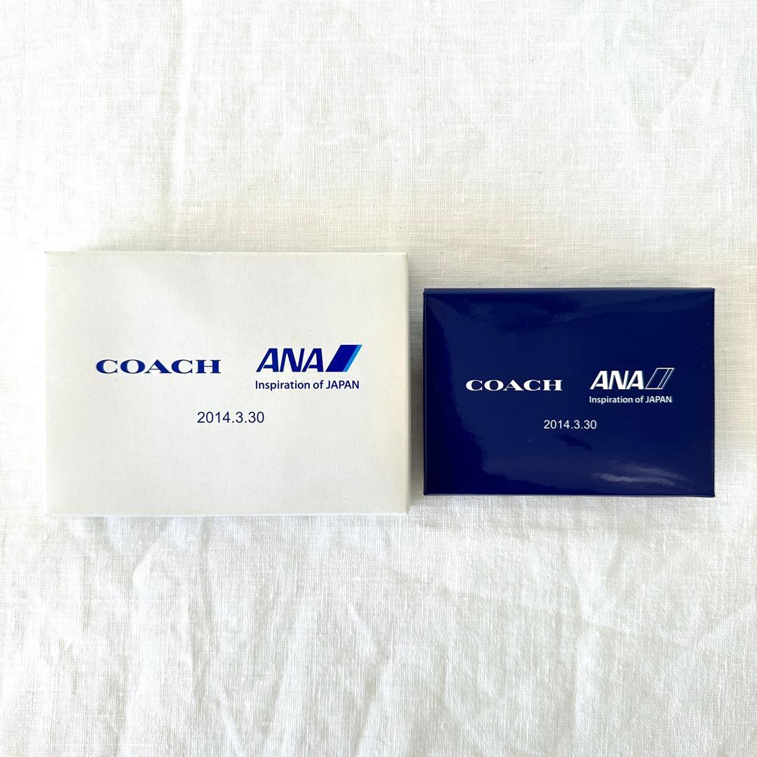 【超希少】 COACH x ANA コラボ 記念品セット ハンドタオル ミラー