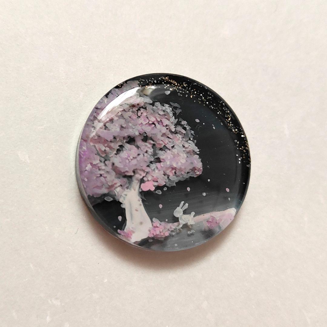 【1006】ハンドメイド　レジン　ヘアゴム　ポニーフック