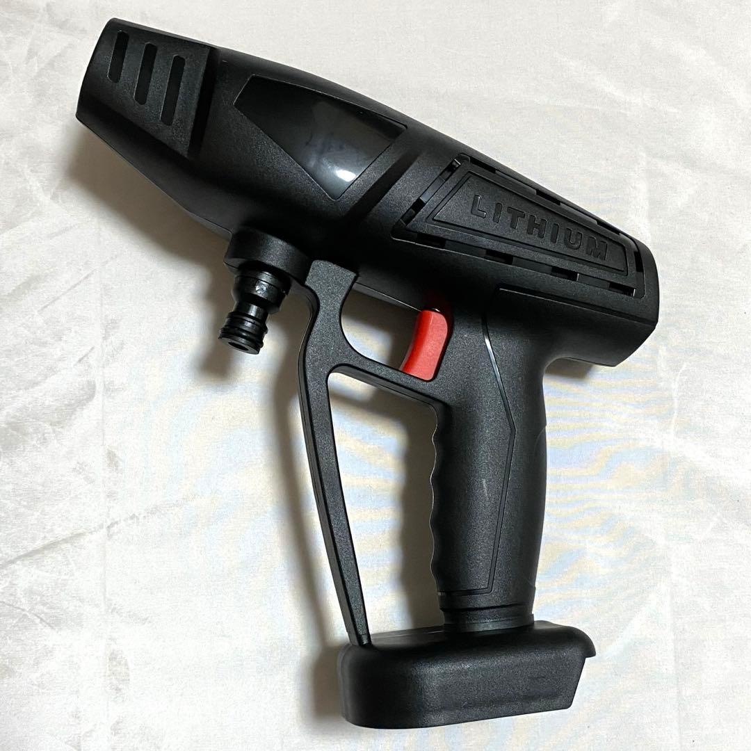 高圧洗浄機 コードレス 充電式 軽量 強力出力 バッテリー 2個付き 花粉対策