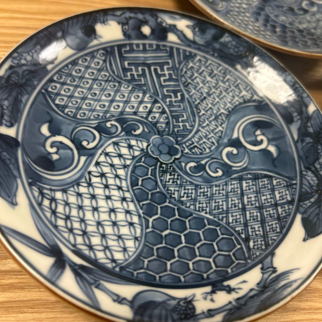 希少　京焼　総手描き倣　祥瑞　平安　名工　加藤利昌　カップ&ソーサー6客　壹楽好