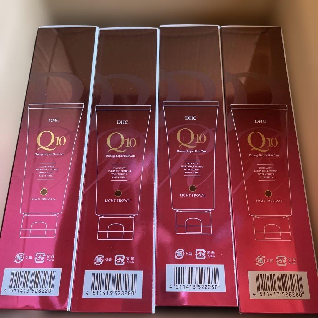 DHC Q10 プレミアムカラートリートメント　ライトブラウン 4本分