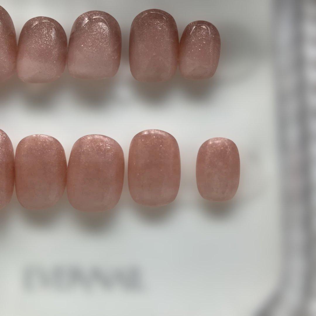 【美品】　エバーネイル　K Gloss Pink Sサイズ　ショートラウンド
