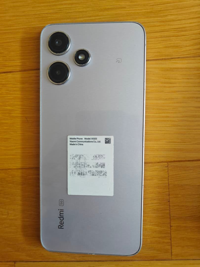 Xiaomi Redmi 12 5G 本体 シルバー(ジャンク)