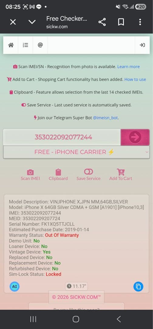 Apple iPhone xs 64GB ジャンク