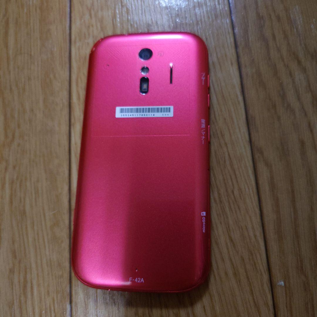 F-42A スマートフォン 本体 ピンク