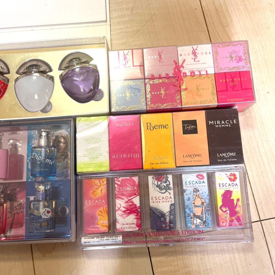 ccさま様香水セット BVLGARI Dior Lancôme Es未使用中古